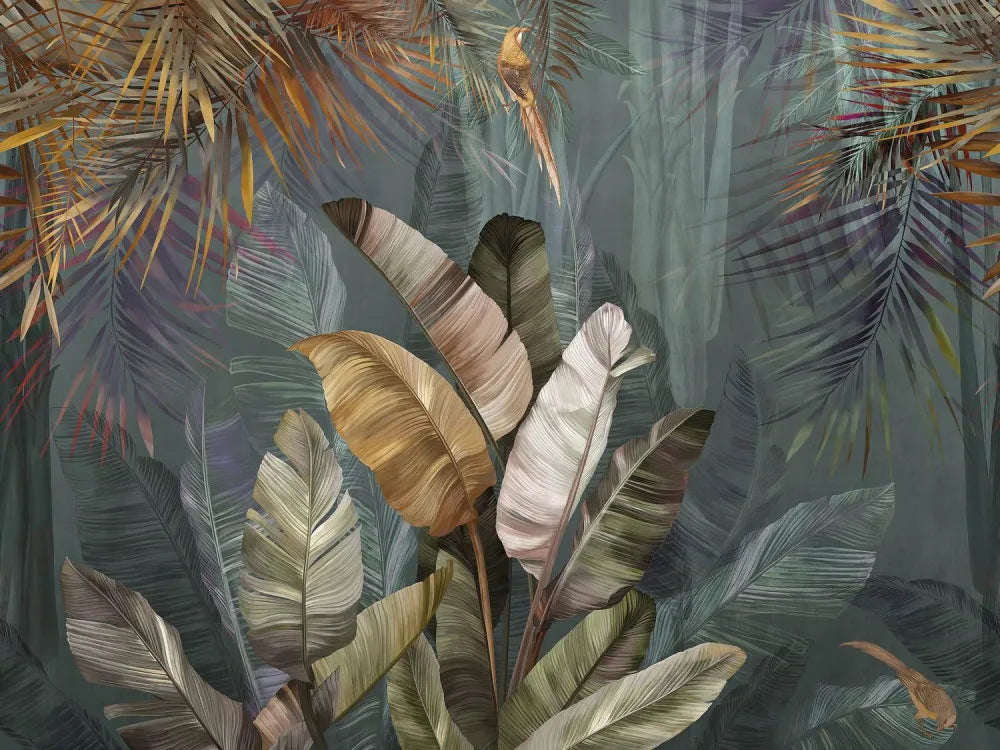 The leaves in the tropics