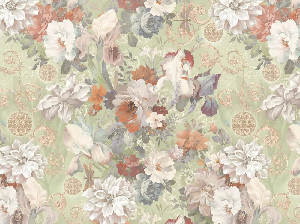 Arrangement of spring flowers