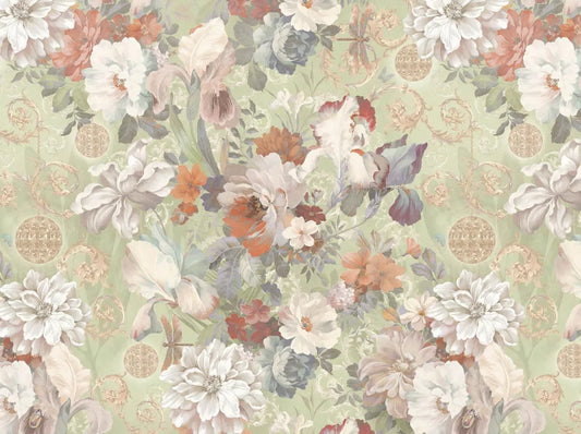 Arrangement of spring flowers