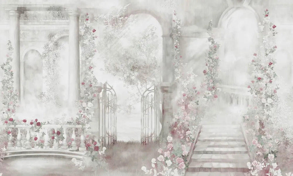 Arch and bloom in the garden