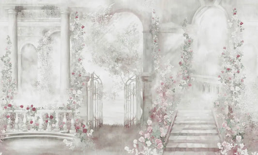 Arch and bloom in the garden