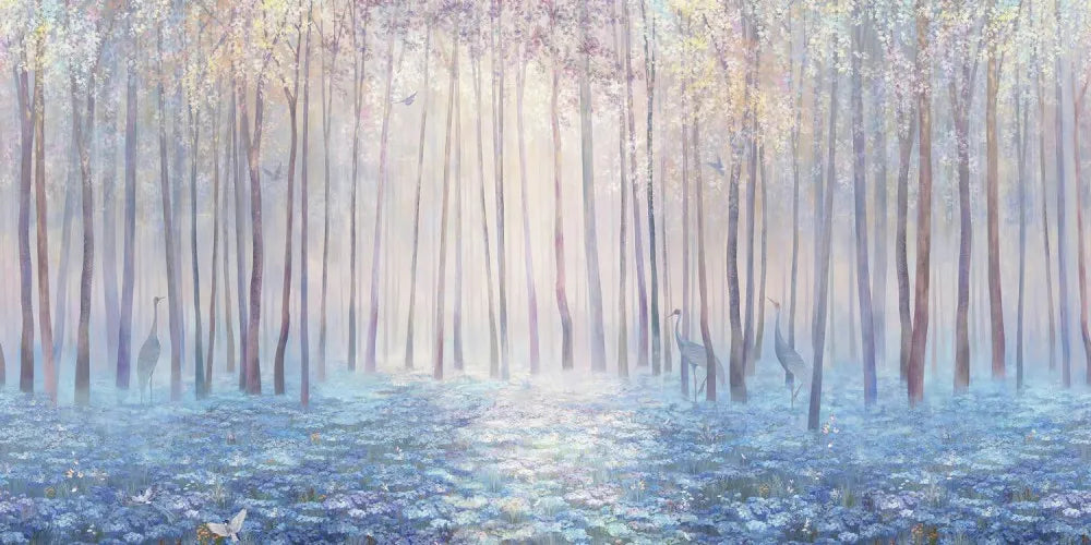 Dawn in the fairy forest