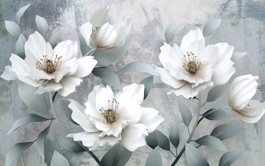 Gentle flowers 3D