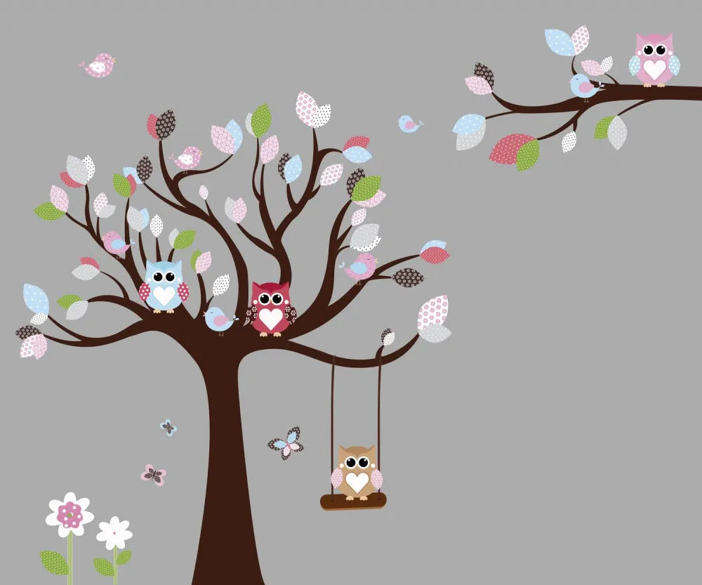 Tree with owls