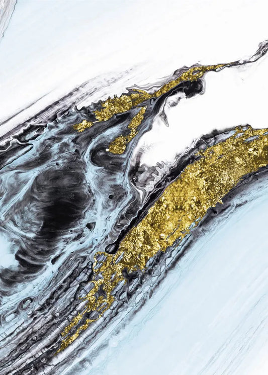 Gold and marble