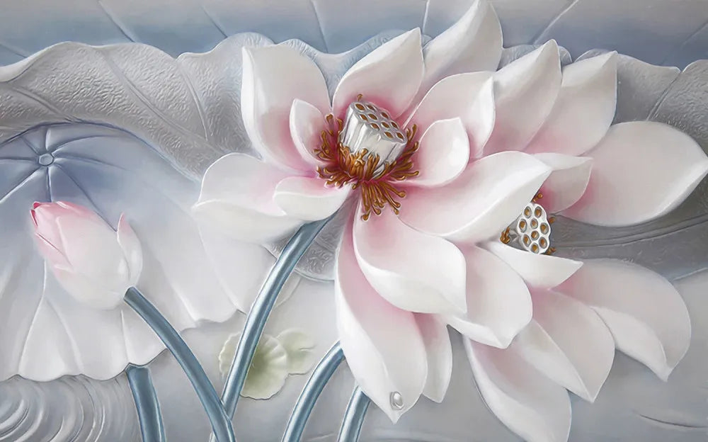 Embossed flower