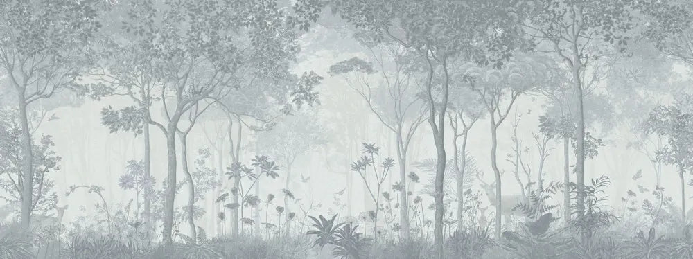 Fog in a dense forest