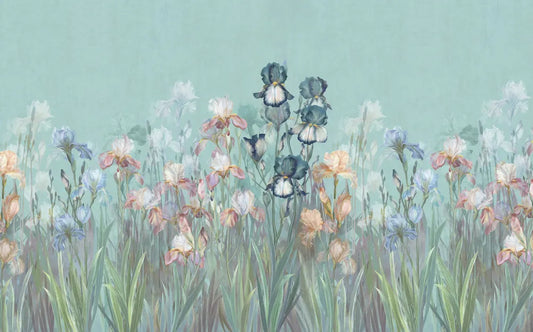Summer blooming field