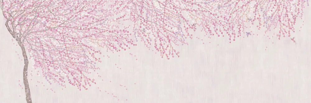 The spring bloom at dawn