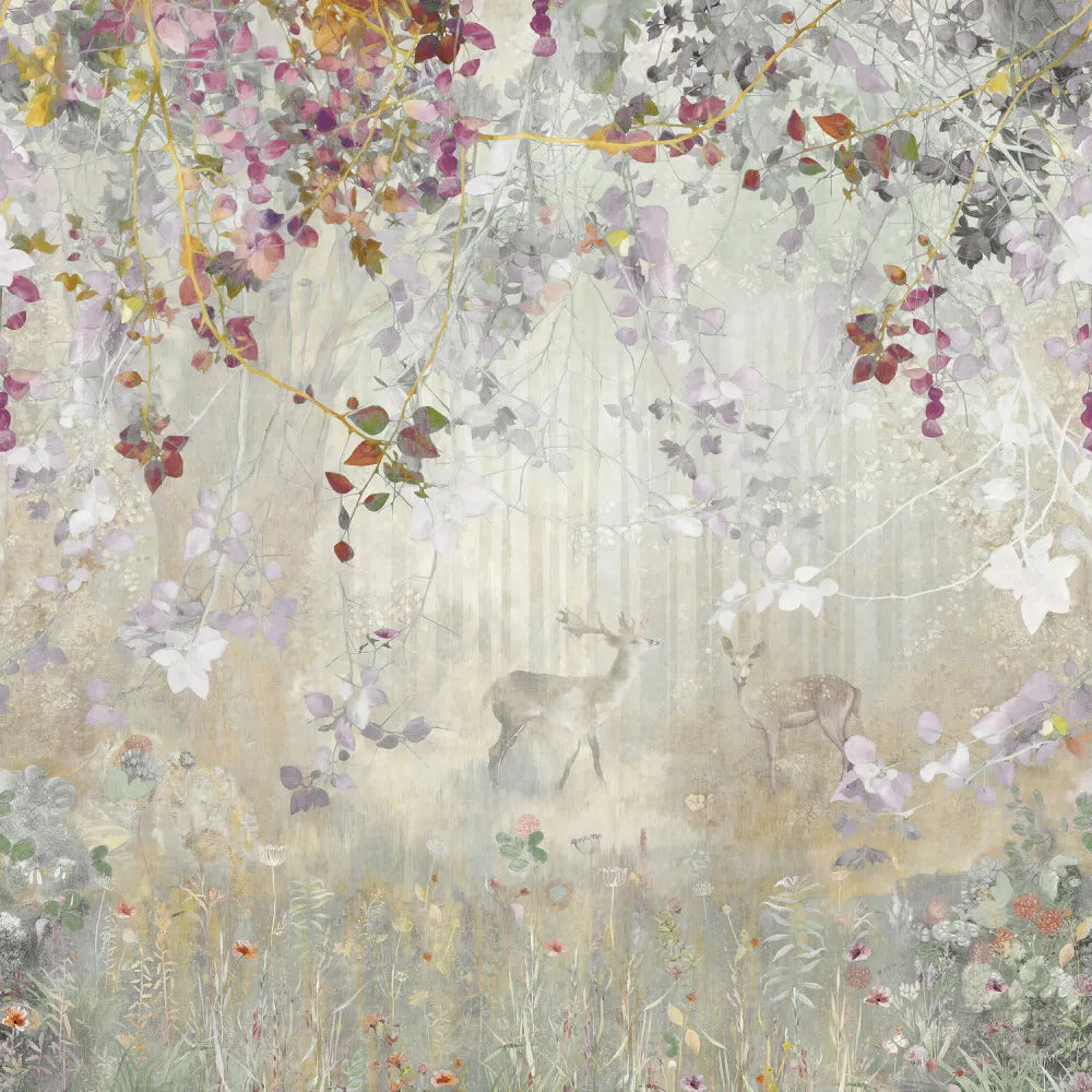 Deer in a beautiful forest