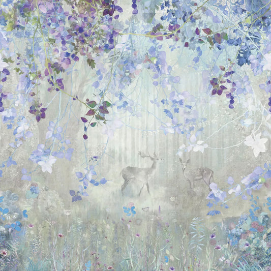 Deer in morning wood