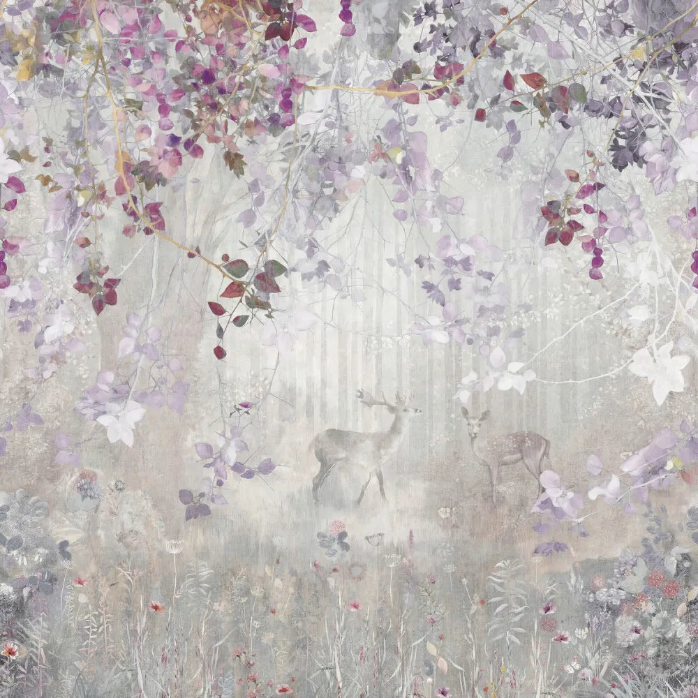 Deer in a colorful forest