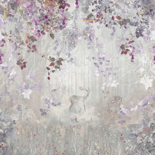 Deer in a colorful forest