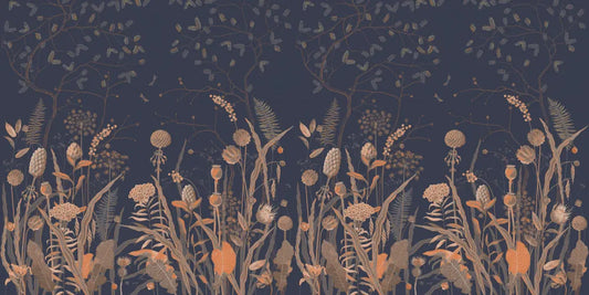 Wildflowers in the late evening