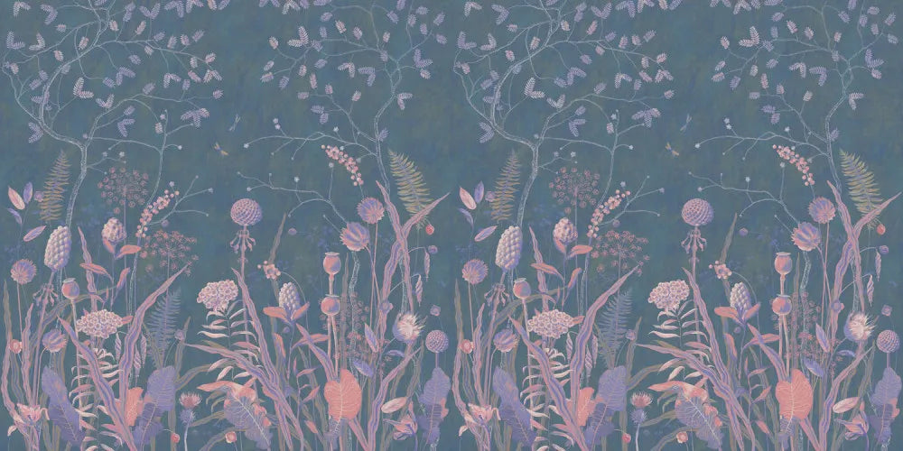 Wildflowers at dawn