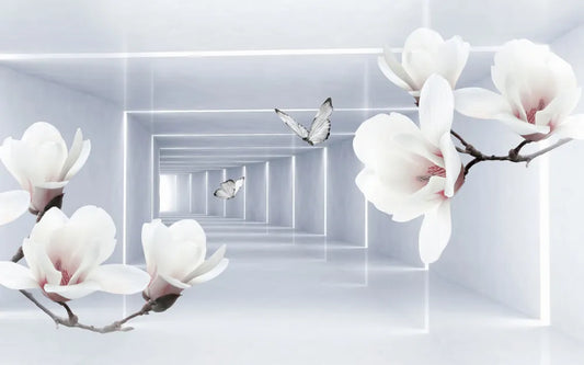 White Magnolia in the hallway