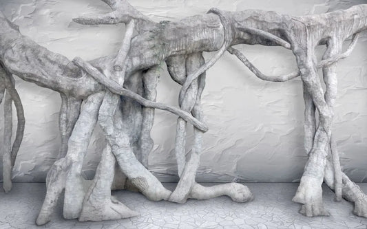 Relief surround the tree