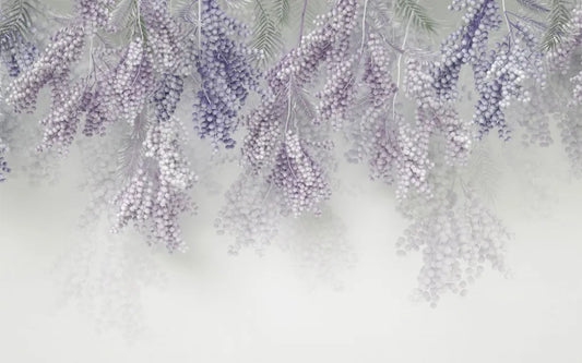 Picturesque blooming Wisteria