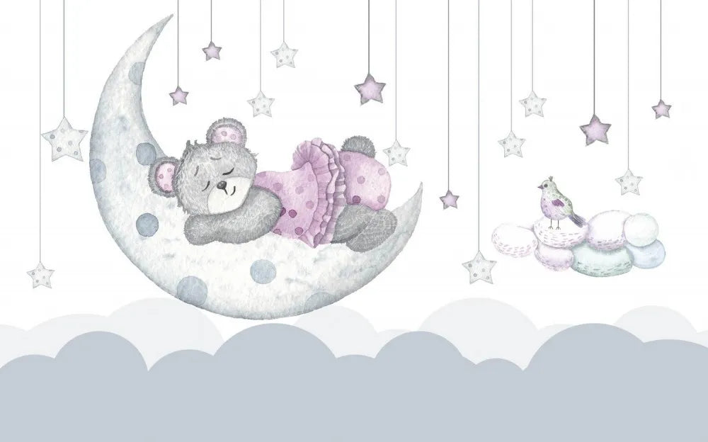 Sleeping bear on the moon