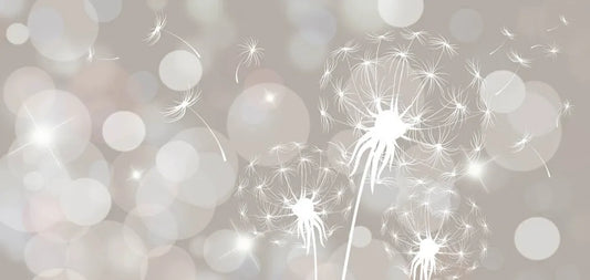 Abstract dandelions