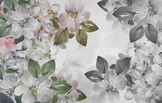 The spring bloom watercolor
