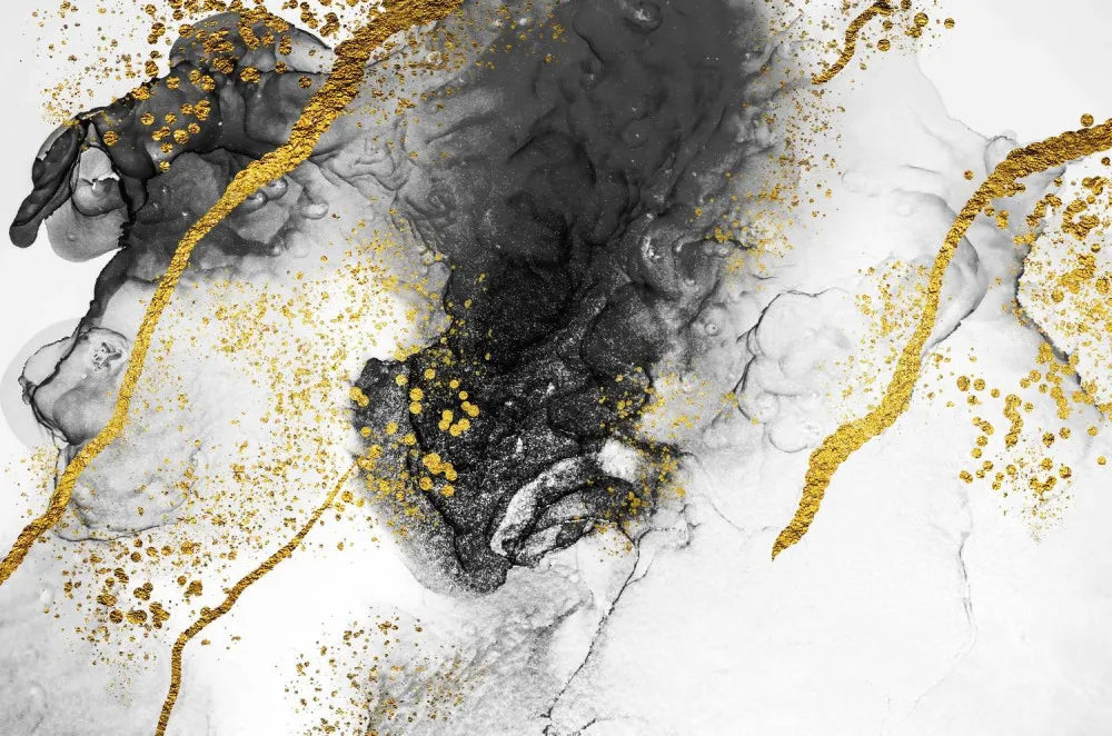Luxury abstraction in gold