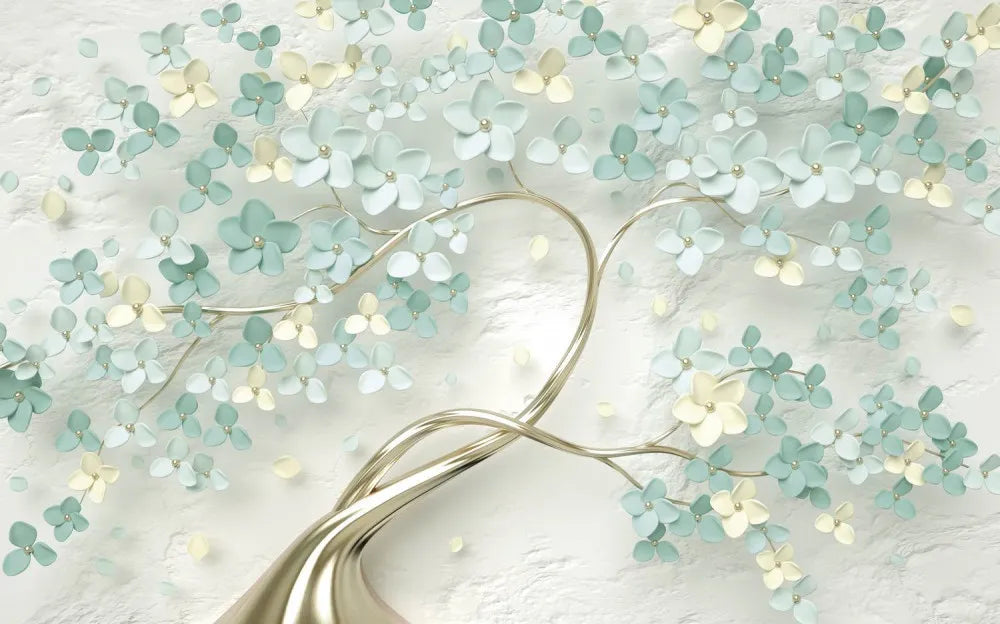 3D flowering tree