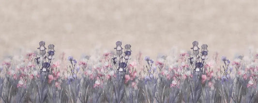 Field of irises pattern