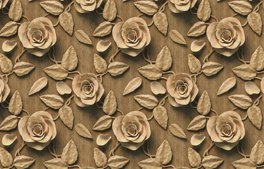 Relief rose 3D