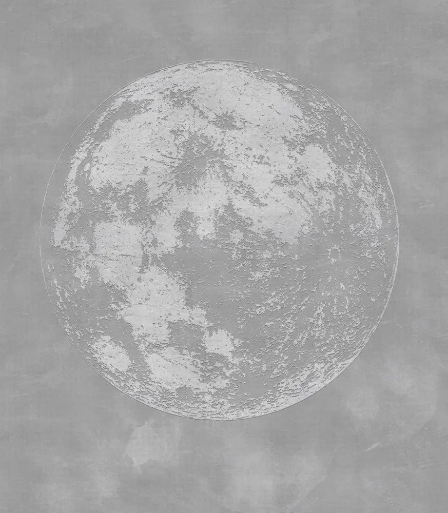 Embossed moon