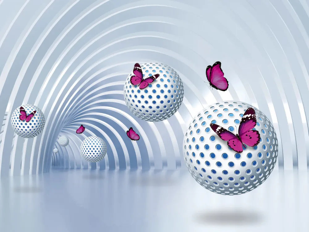 Butterflies and spheres in the tunnel