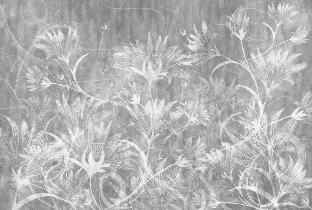 Patterns on gray background