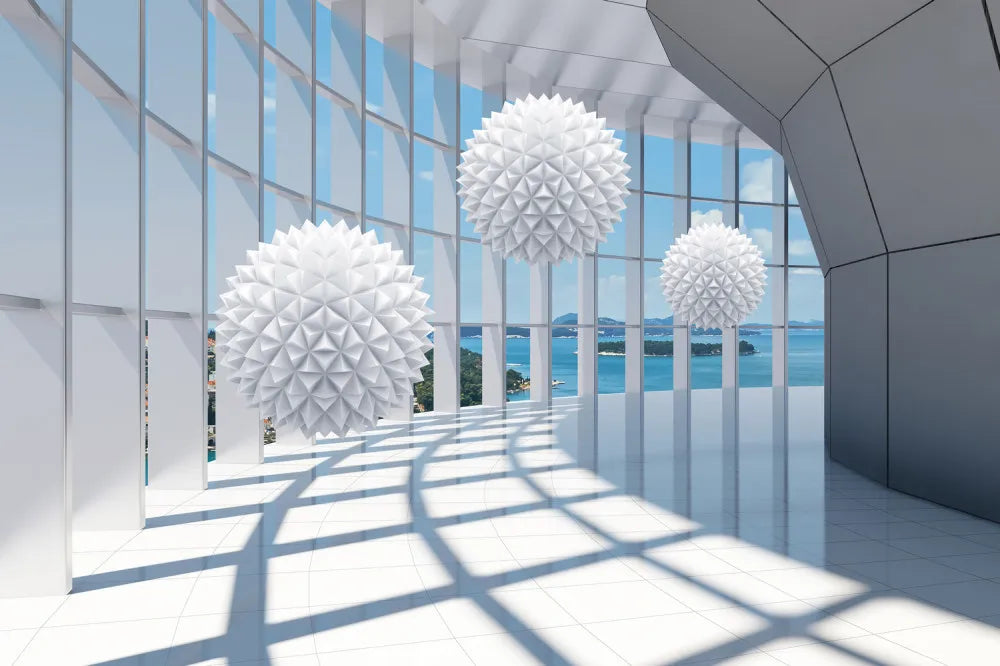 Sphere 3D in the hallway