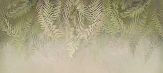 Palm leaves drawing