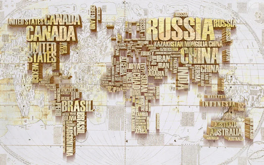 Country, map texture