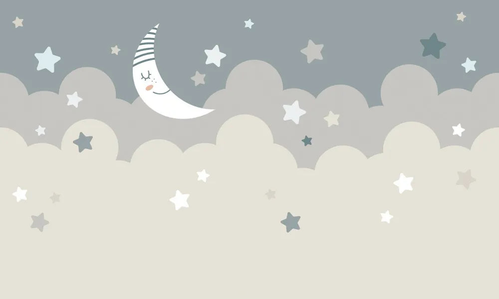 Starry sky above the clouds