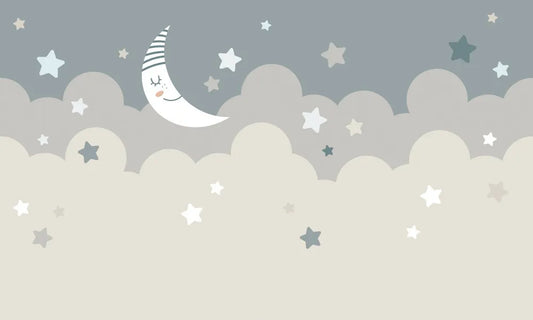 Starry sky above the clouds