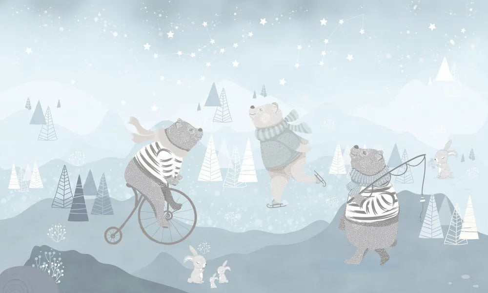 Bears in the mountains