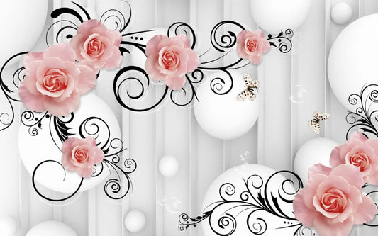 Rose patterned 3D