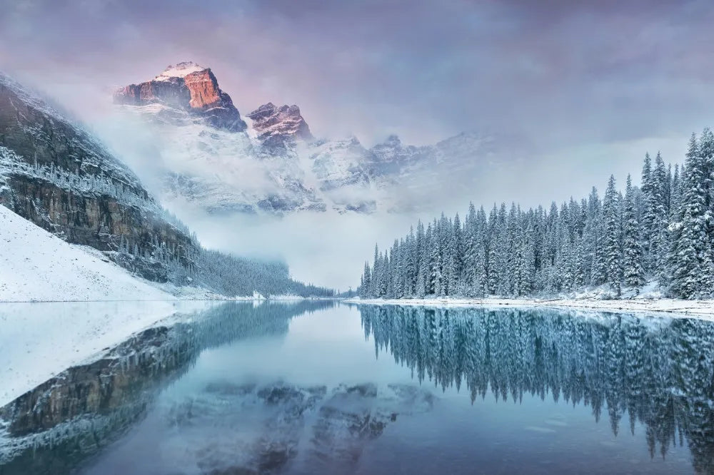 River in the snowy mountains