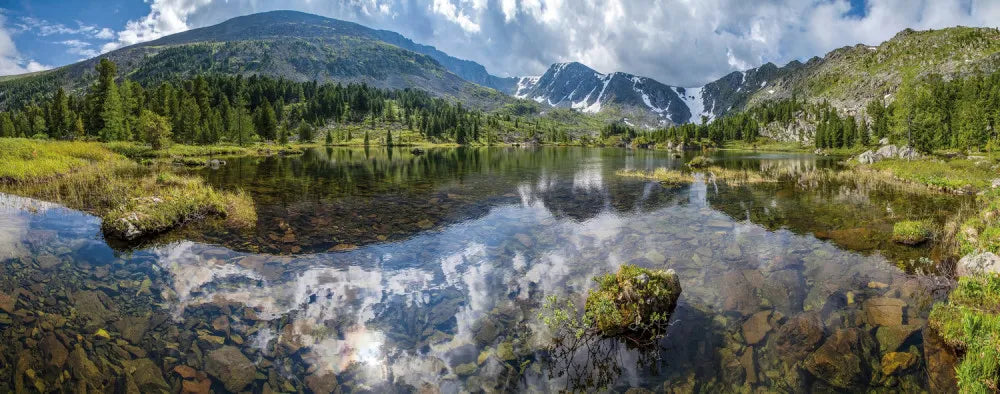 Scenic mountain lake