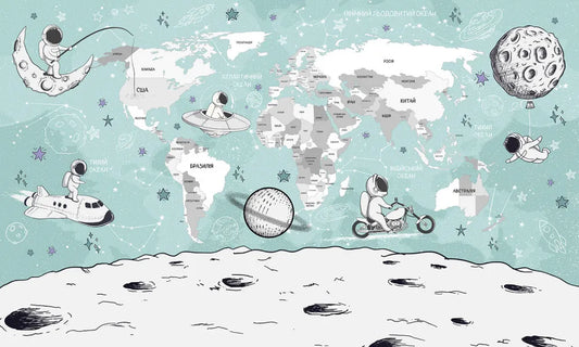 Map and moon, UKR