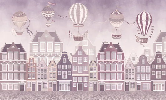 Balloons and houses