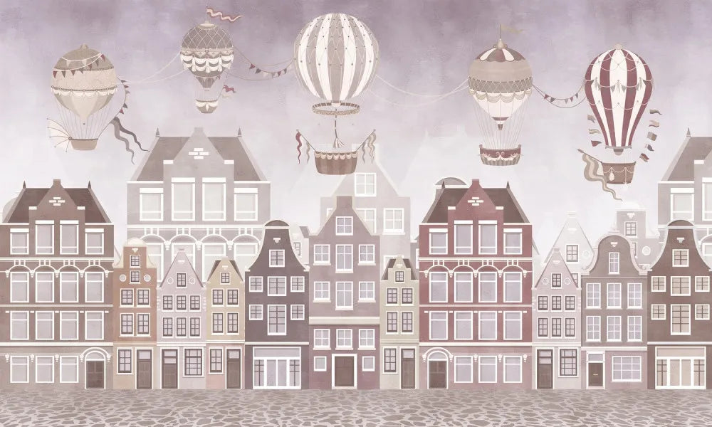 Balloons over the city
