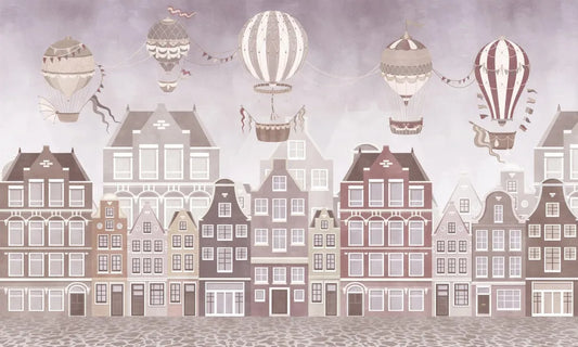 Balloons over the city