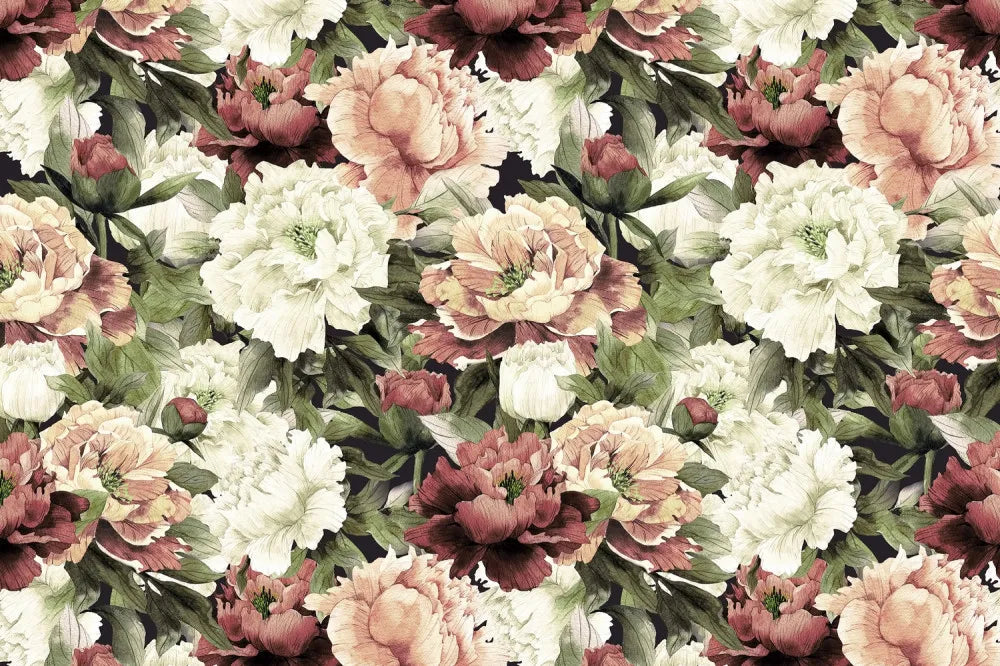 Delicate peonies