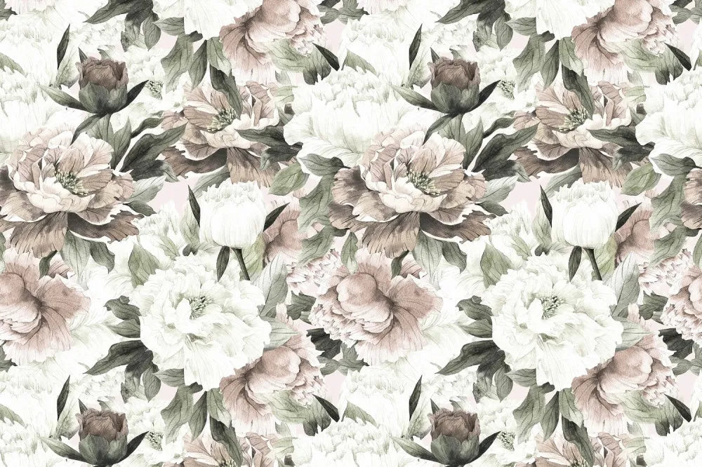 Delicate peonies