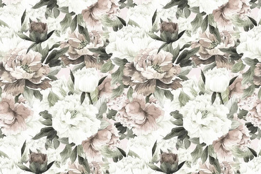Delicate peonies