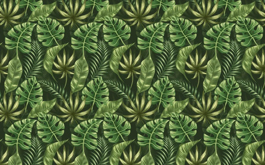 Elegant tropical motif