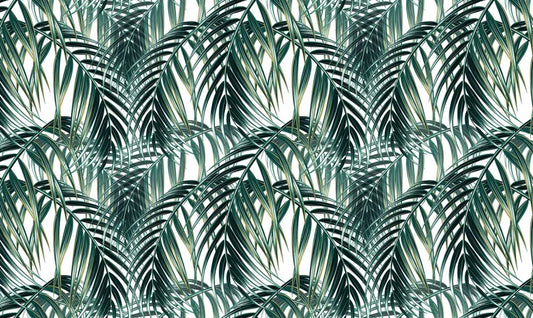 Palm leaves pattern